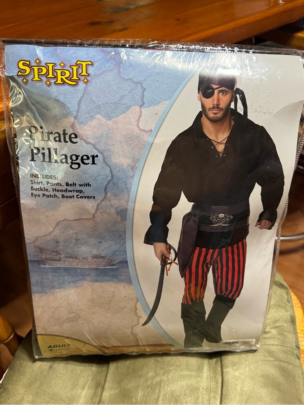 Pirate Pillager Adult Costume Large